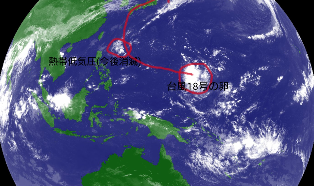 19年 台風18号たまごの大きさや勢力は 日本上陸はいつ Buzzl